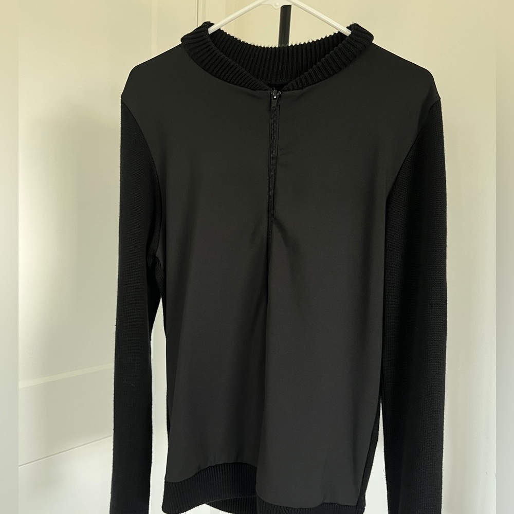 Topman Neoprene Zipper lightweight jacket